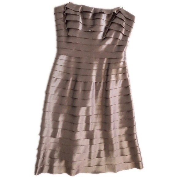 BCBGMAXAZRIA Strapless Bandage Dress - Picture 1 of 3