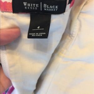 White House Black Market Tops - WHBM Floral Strapless corset top White House Black Market Tops - WHBM Floral Strapless corset top