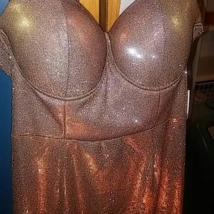 Sparkle Rose Gold Dress