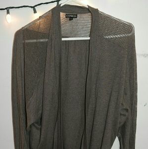 EXPRESS BROWN CARDIGAN