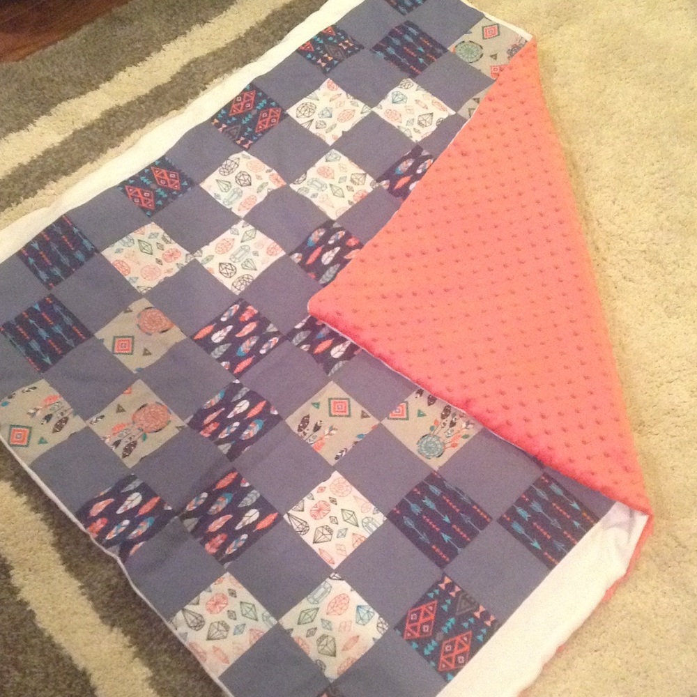 Handmade Baby Blanket By me. This weekend onlySALE