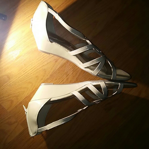 Dressy Wedge Sandals - Picture 2 of 4