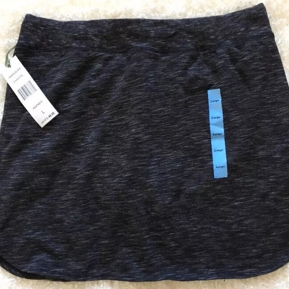 NEW Green Tea Athletic Heather Grey Skort - Picture 2 of 4