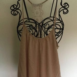 Beige Tank Top