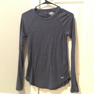 Dark blue long sleeve sweater