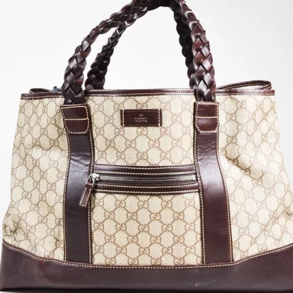 ❤️❤️SOLD❤️❤️Gucci Pelham Braided Handle Tote