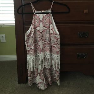 Cute Fringe Romper