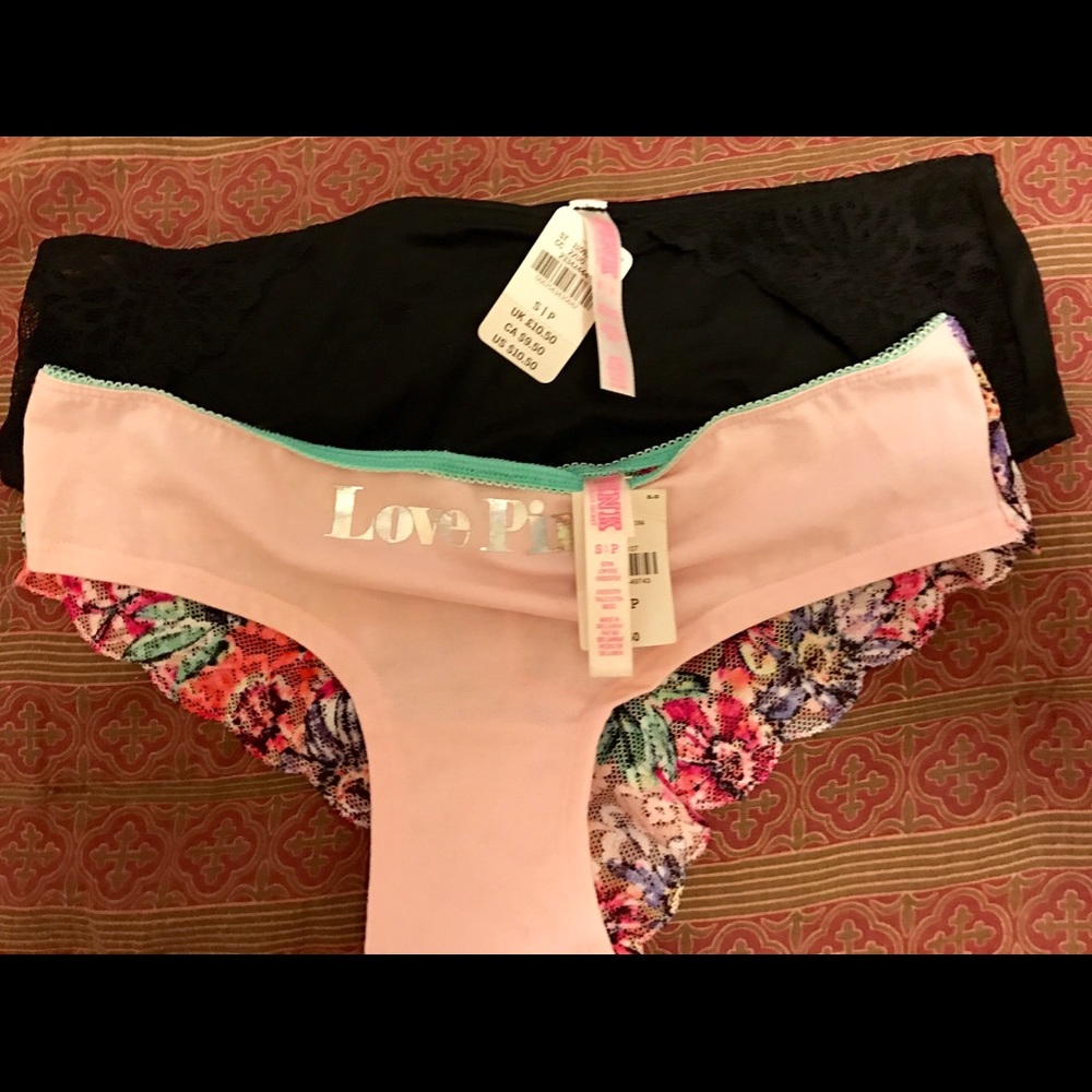PINK Victoria Secret Women Panties NWT Size Small