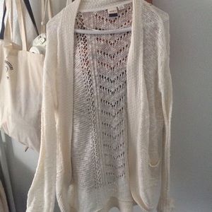 Roxy ivory cardigan