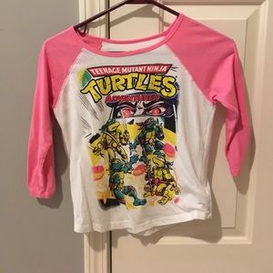 TMNT 3/4 Sleeved cropped shirt