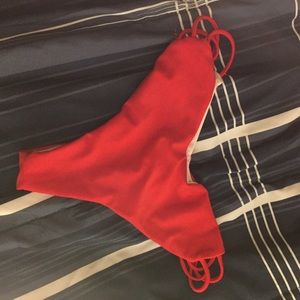 Heart Shaped side strapped bikini bottoms