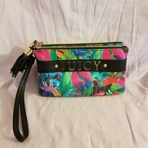 Juicy Couture Jungle Print Wristlet