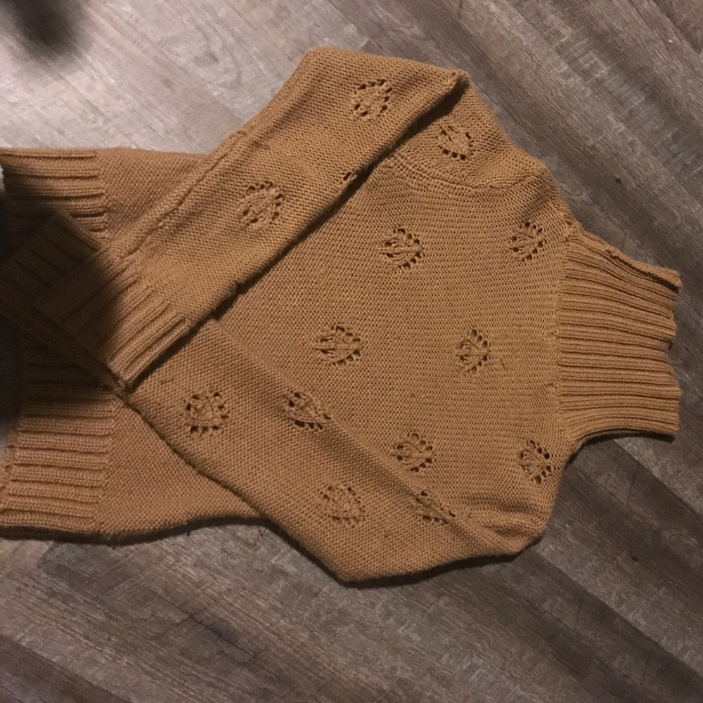 Brown women's turtle neck