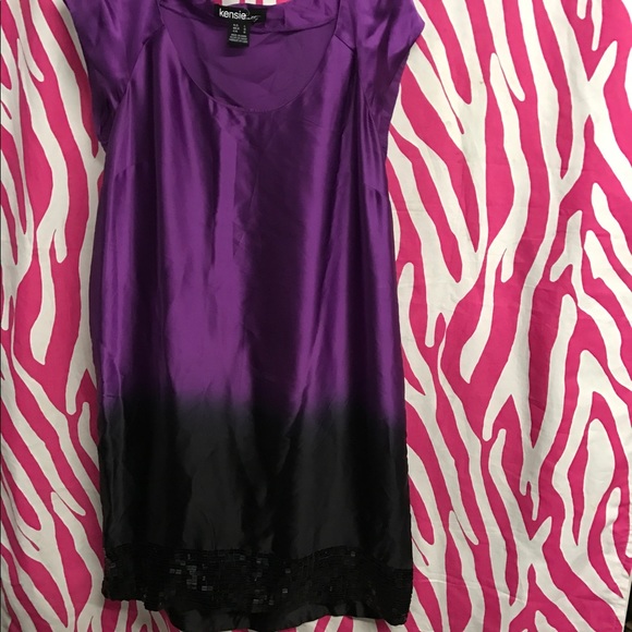 Kensie city Lk nw 2 tone sz lrg junior dress - Picture 1 of 2