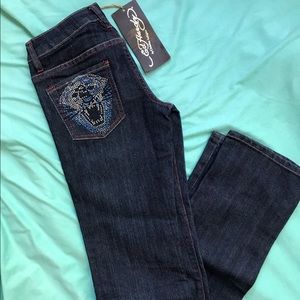 Ed hardy blue jeans 25