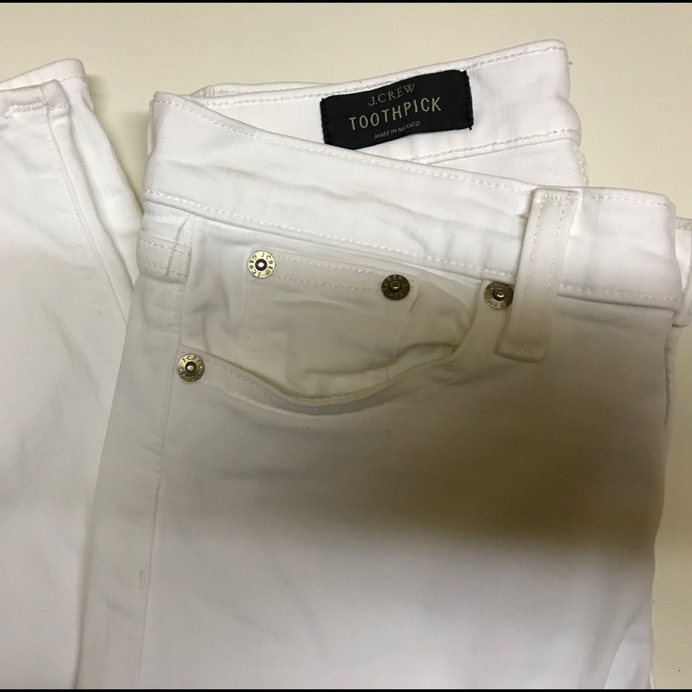 J.Crew white jeans