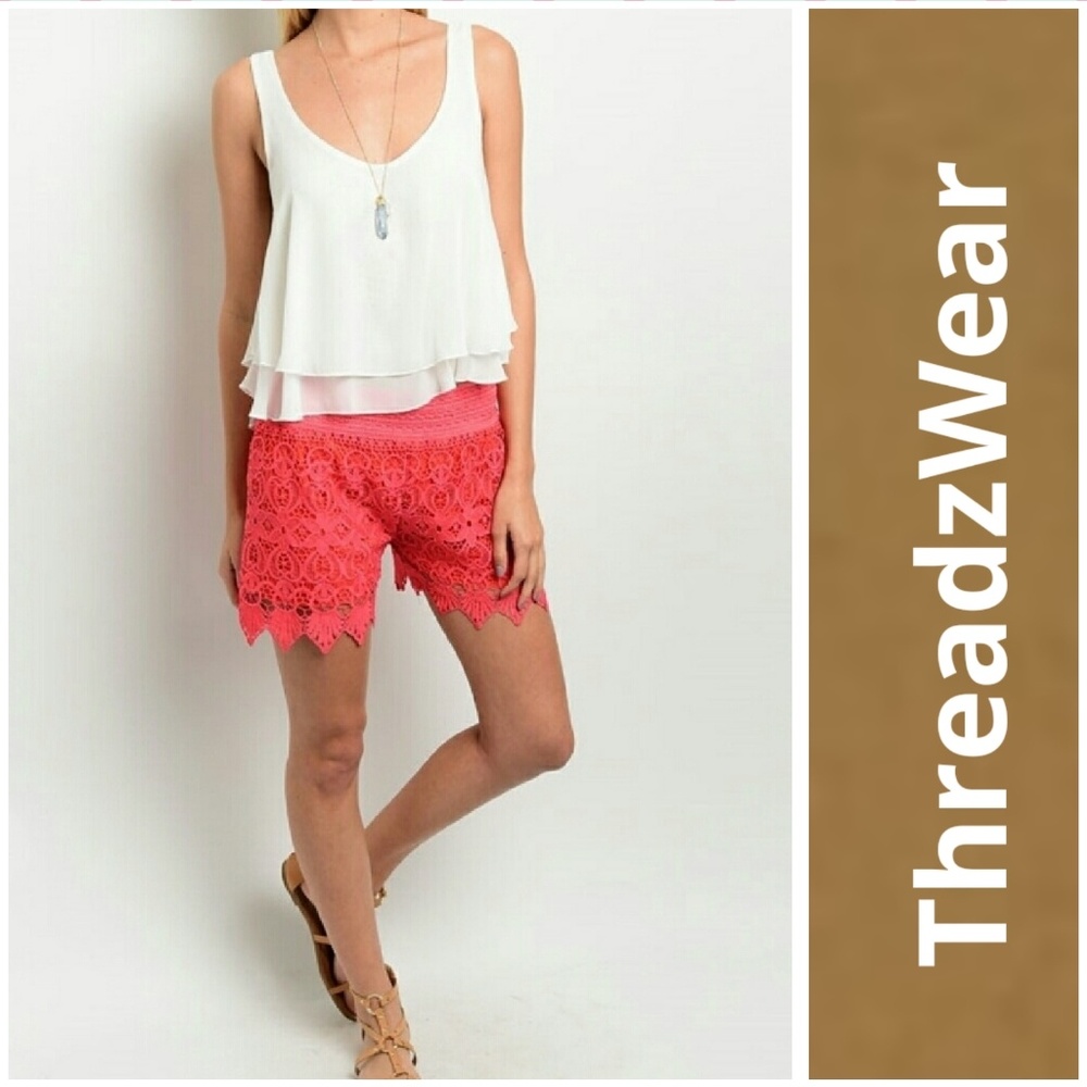 🆕 NWT Crochet Shorts