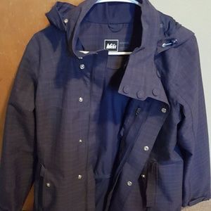 Womens REI hooded jacket size large