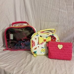 *SALE 20% OFF* Betsey Johnson Makeup Pouches