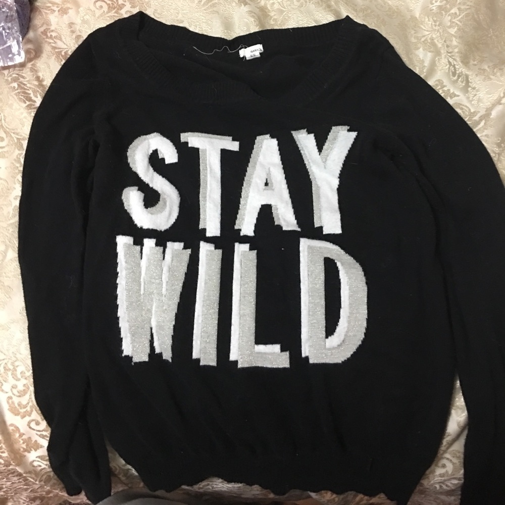Black l/s sweater