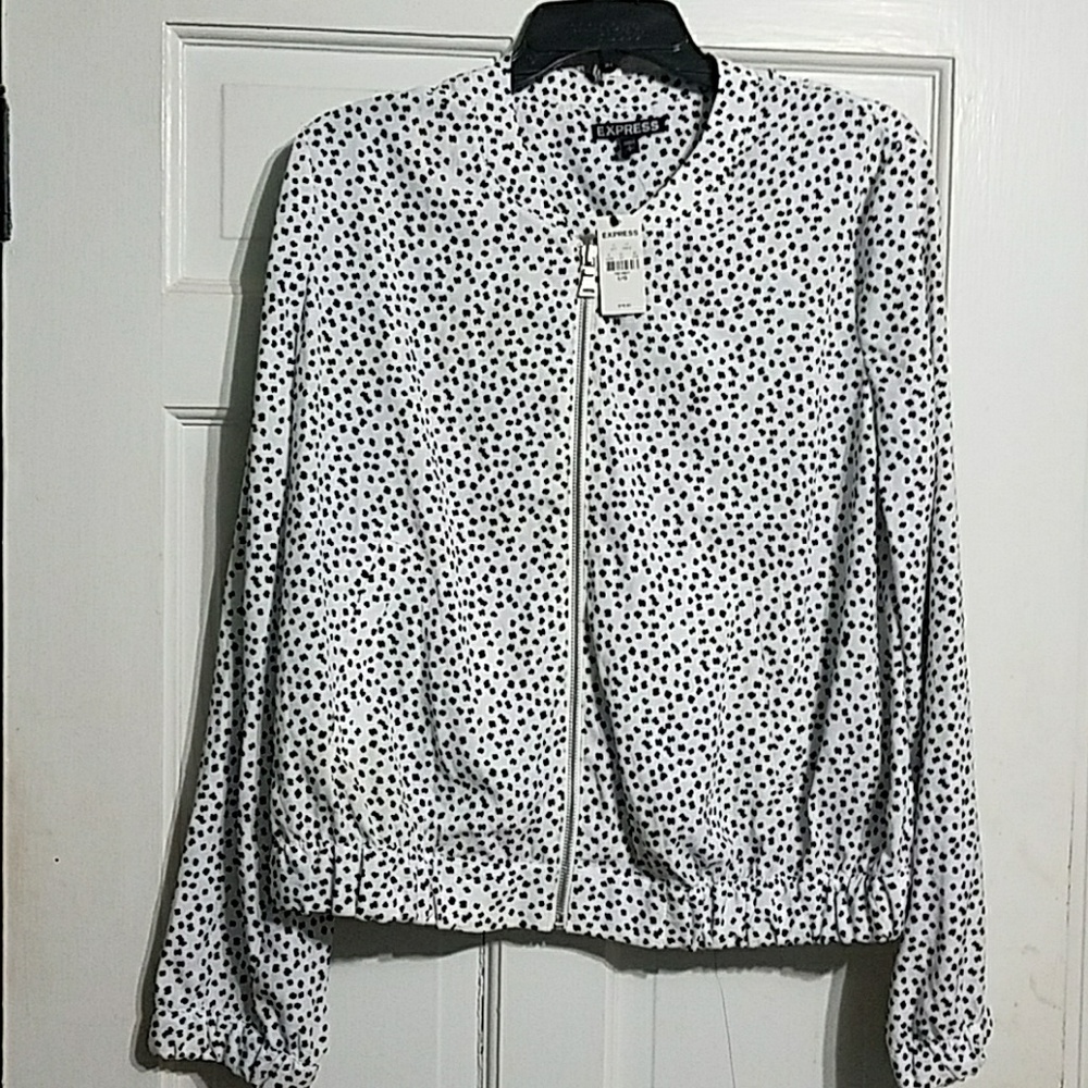 Satin Express Bomber Jacket