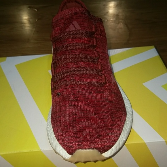 *SOLD* Adidas PureBOOST Trainers in Burgundy - Picture 2 of 8