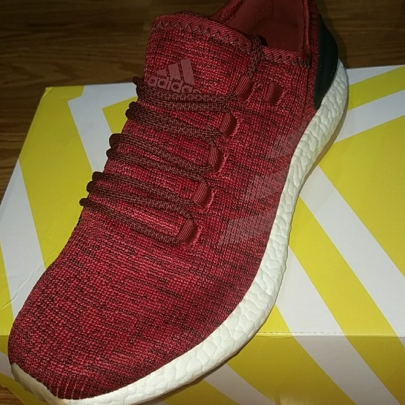 *SOLD* Adidas PureBOOST Trainers in Burgundy - Picture 6 of 8