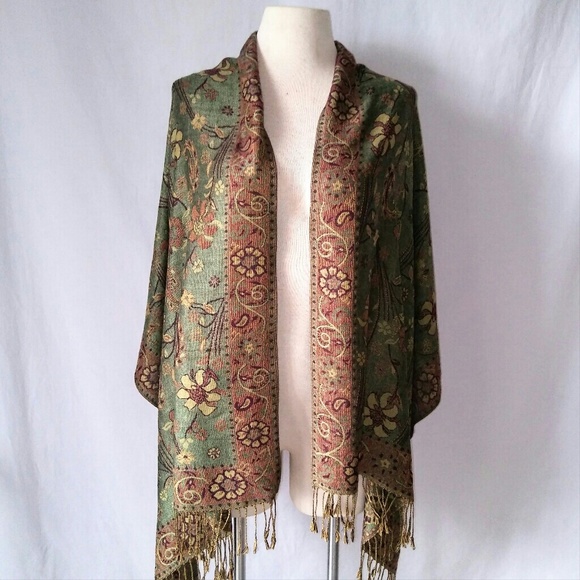 Vintage Accessories - ELEGANT Pashmina Style Wrap