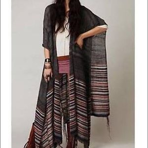 Free people Latitude 30 Wrap Poncho Shawl