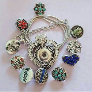 New Snap button Necklace with 10 snaps