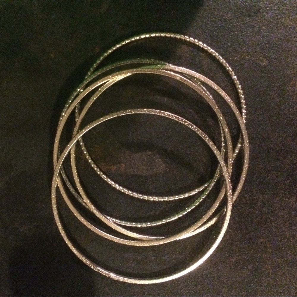 Silver bangles - Picture 2 of 2