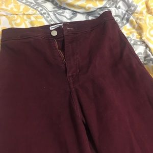 AA maroon easy jeans