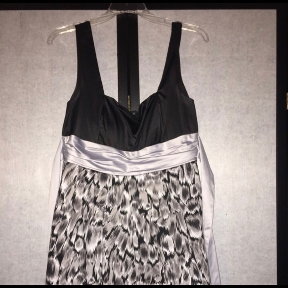 City of Triangles Empire Waste dress
