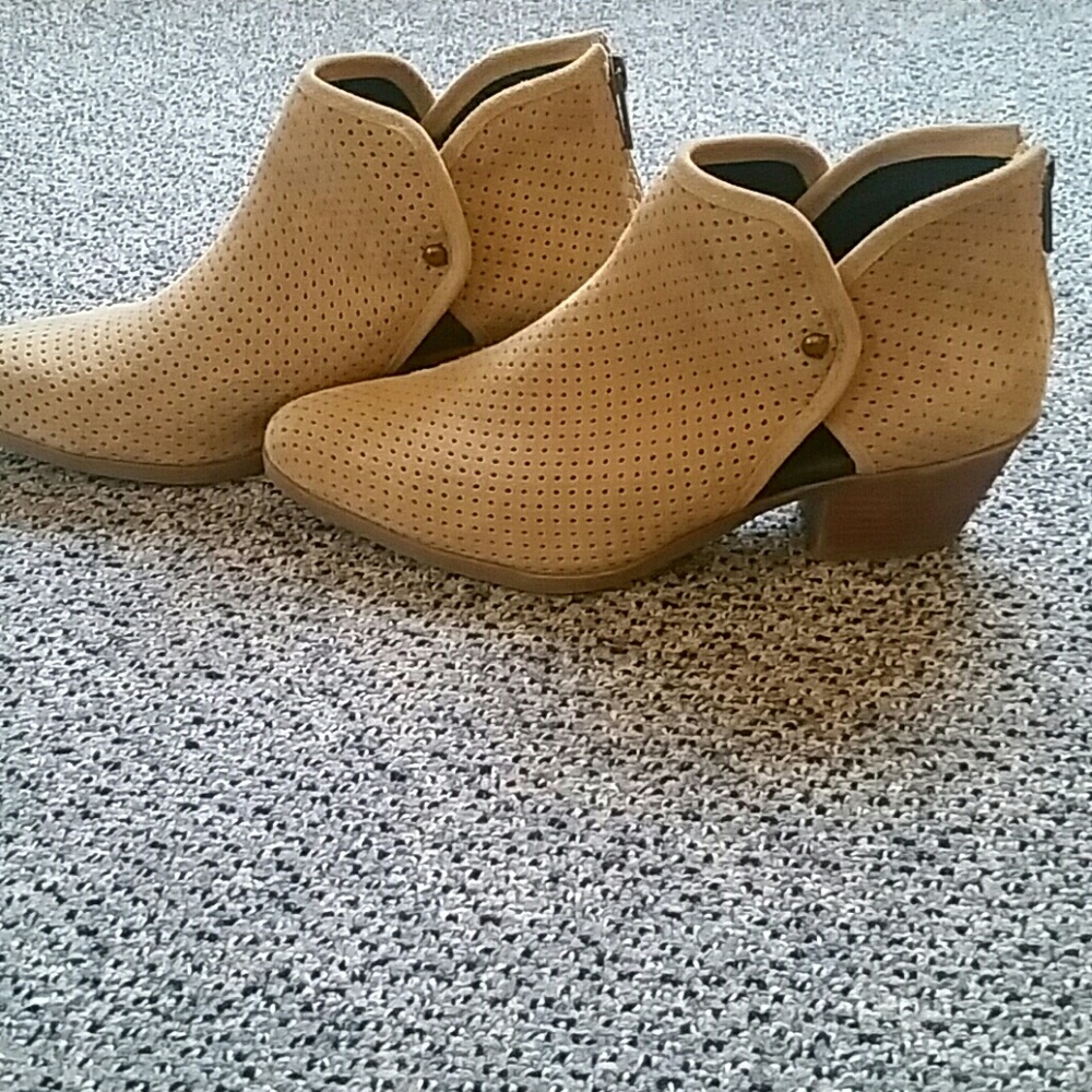 Adam Tucker for Me Too Perforated Suede Boots