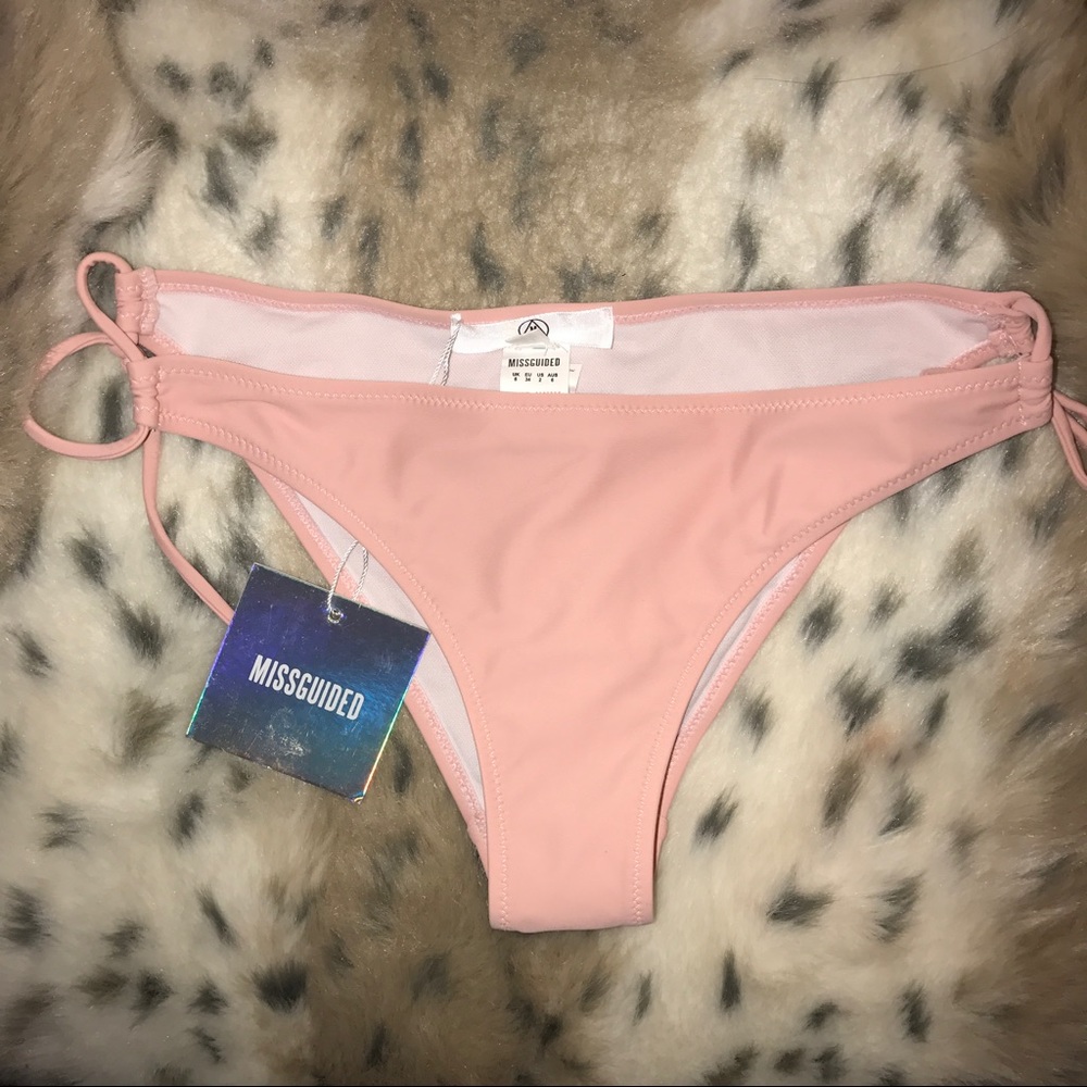 NWT MISSGUIDED PINK SWIM BOTTOMS