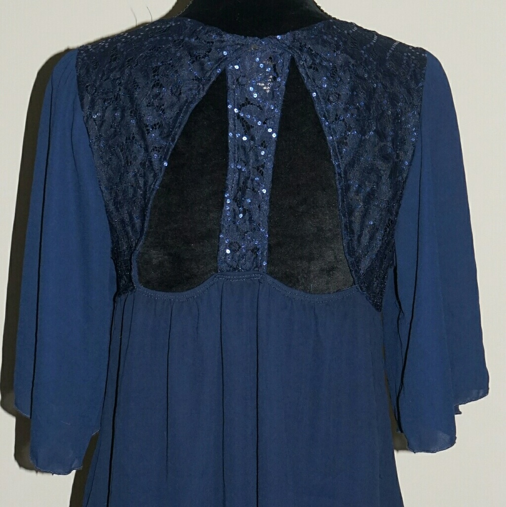 Sheer flowy blouse