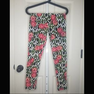 LuLaRoe one size rose leggings