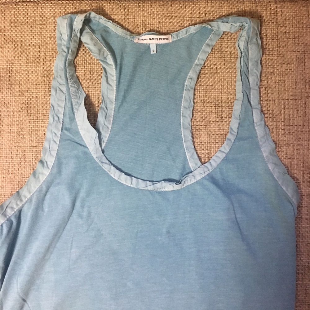 Blue James Perse Racerback Tank (Medium)