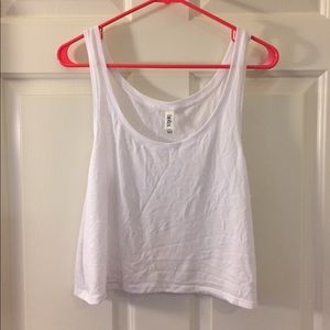 White crop top