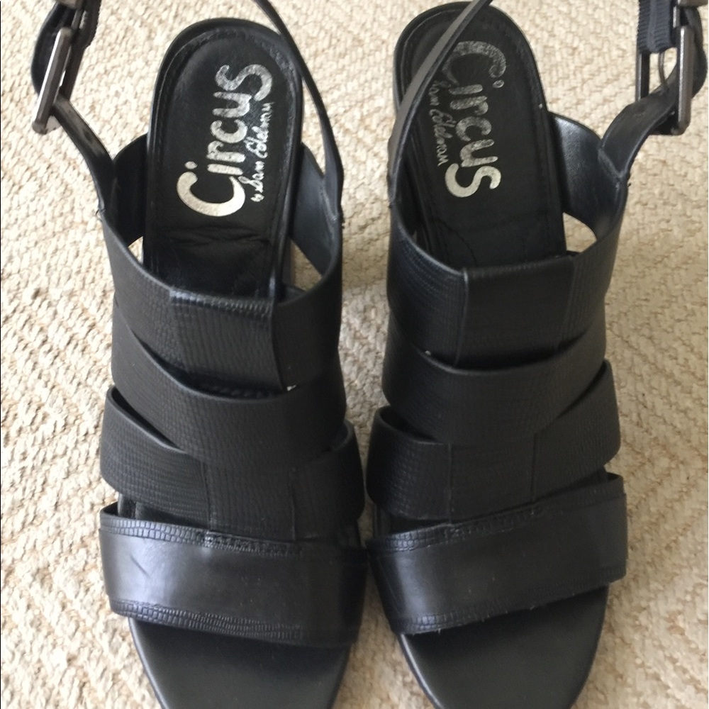 Circus by Sam Edelman Black Strappy Sandals