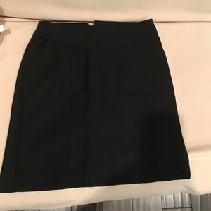 Banana Republic polyester black pencil skirt