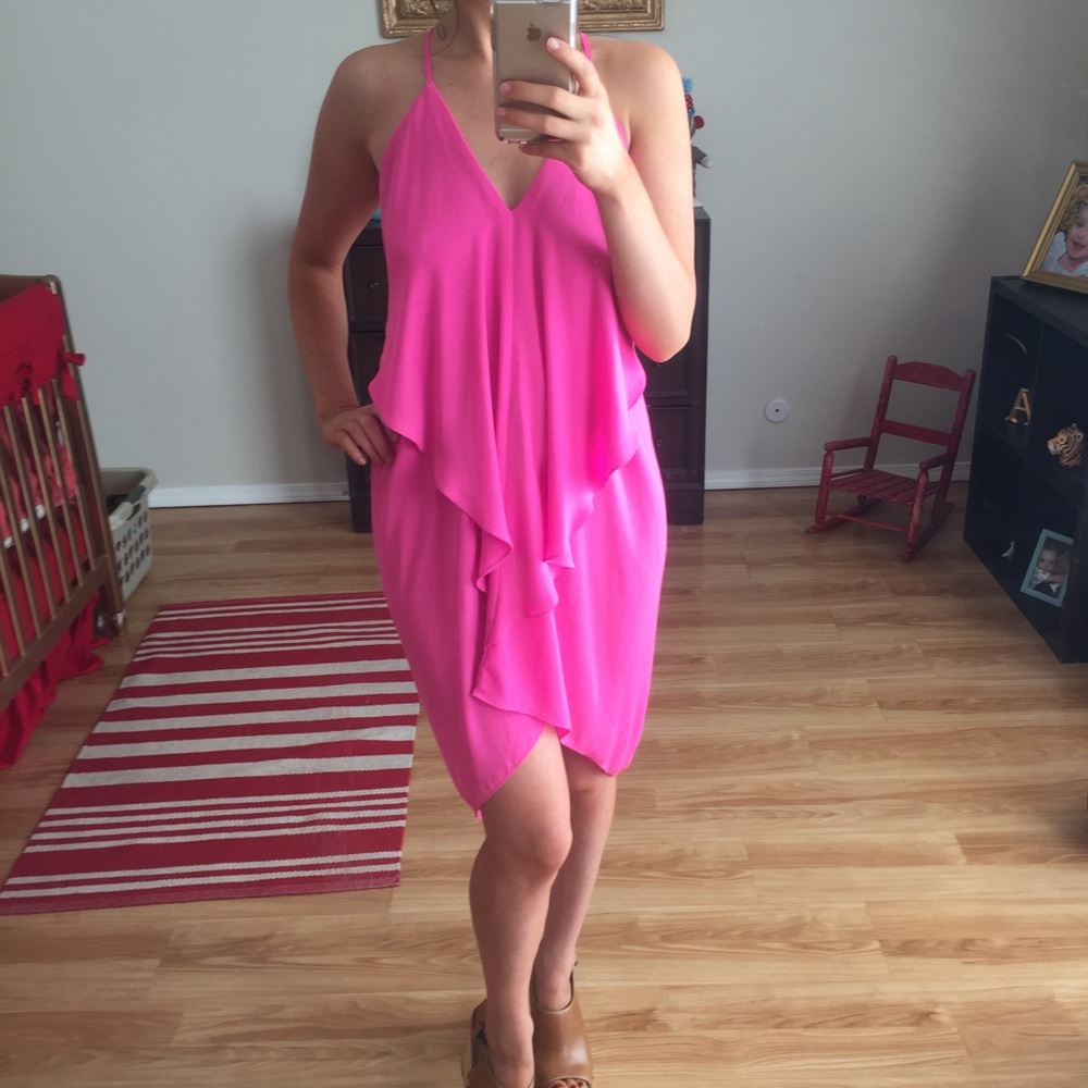 Flowy Pink Summer Dress