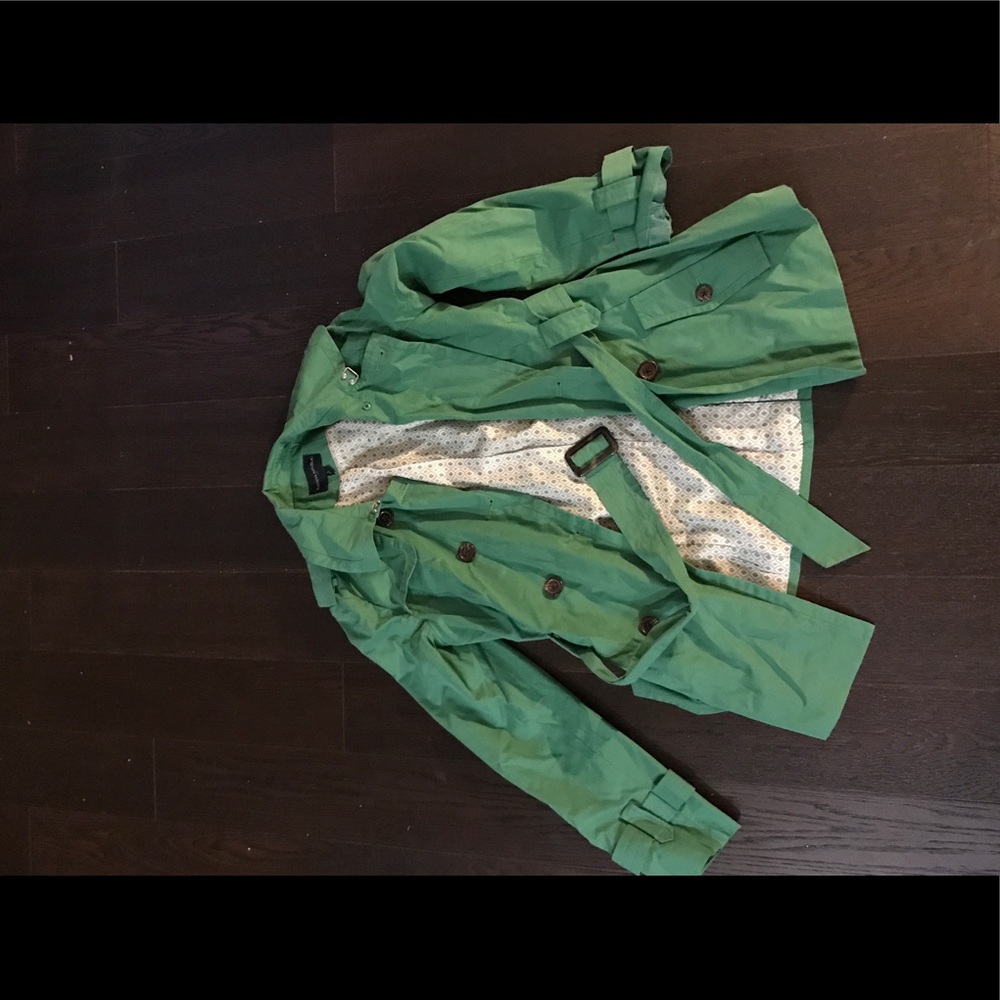 Green banana republic coat