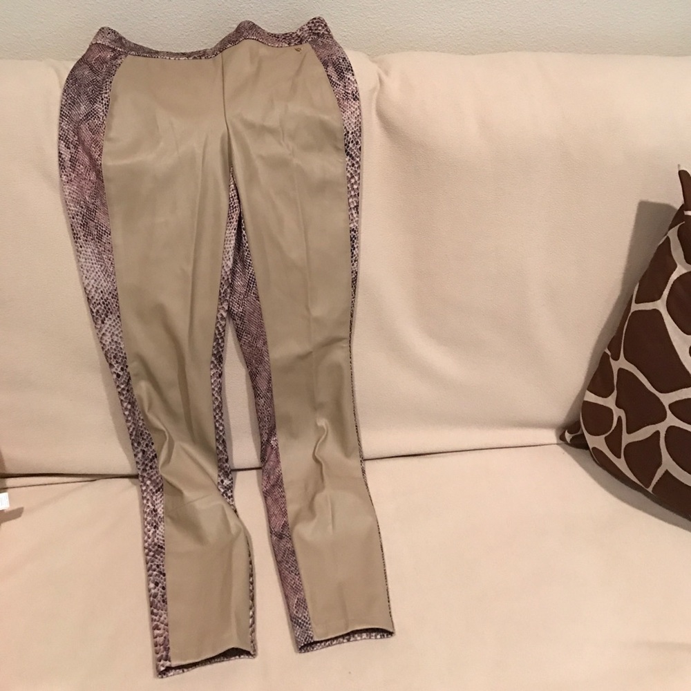 Snakeskin Faux leather pants