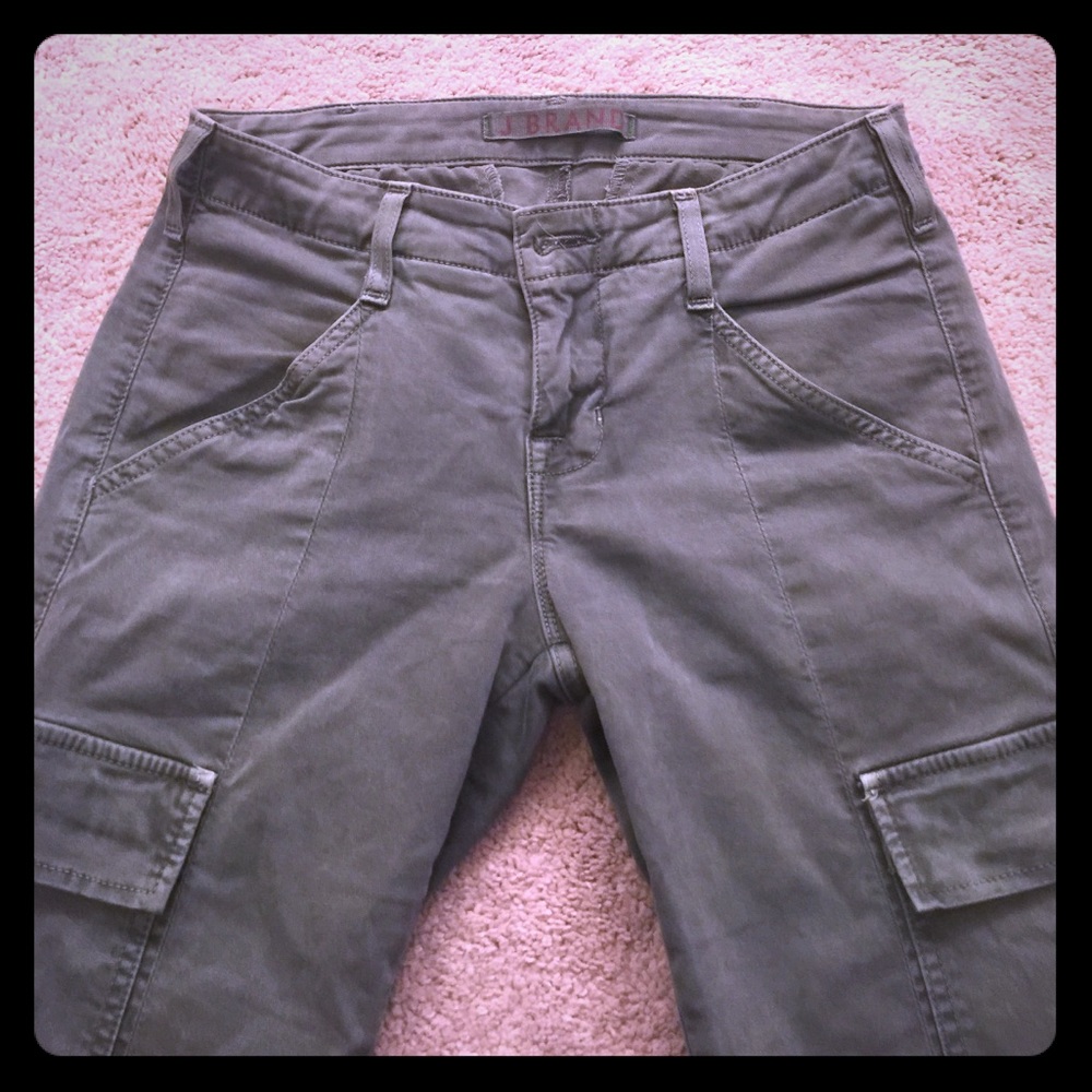 Jbrand skinny cargo jeans size 25