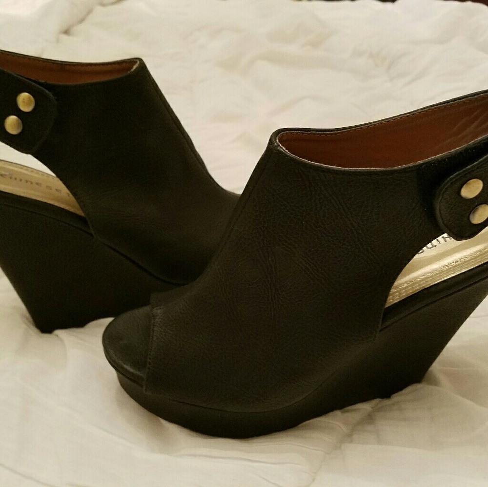 Chinese Laundry wedge heels.