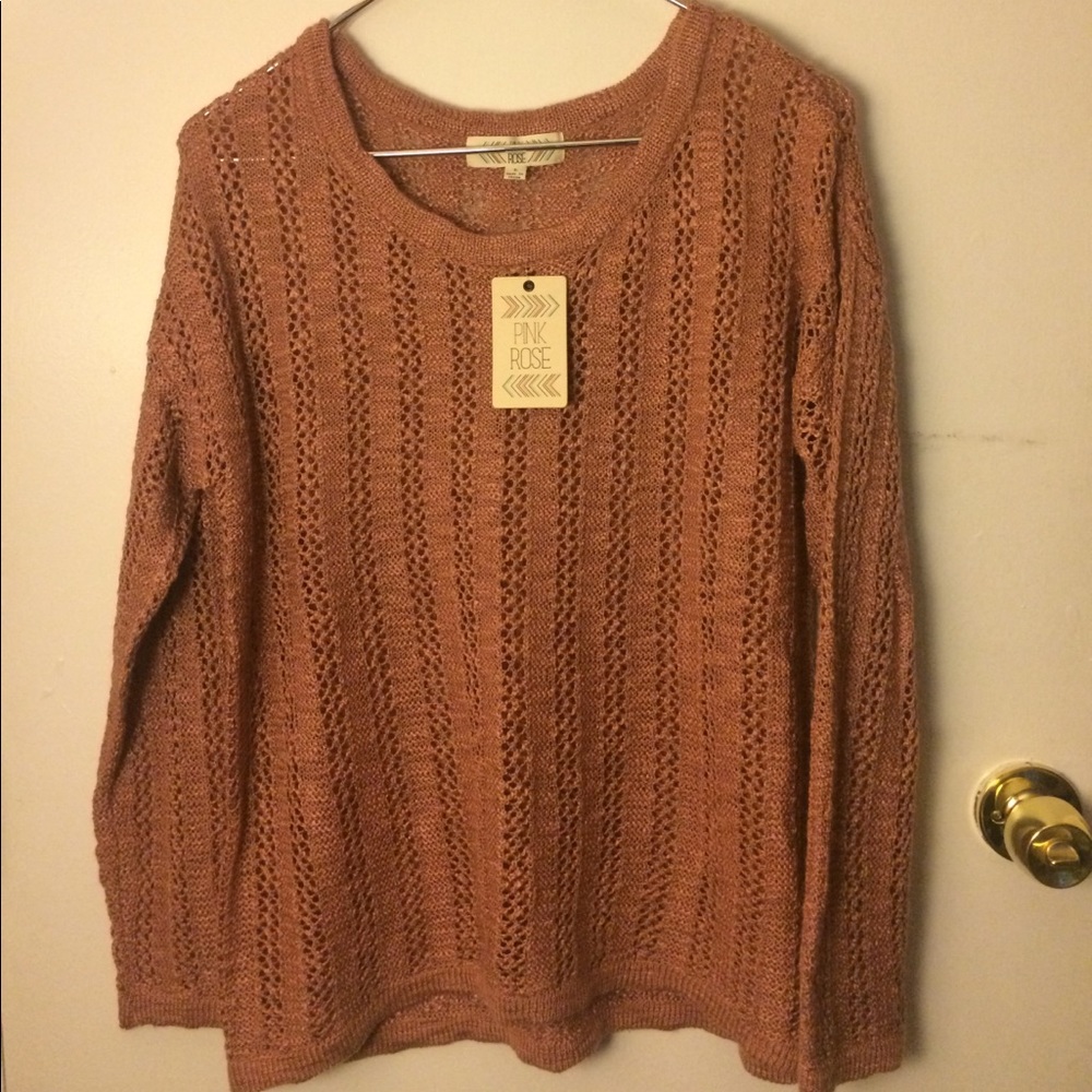 Dusty rose sweater