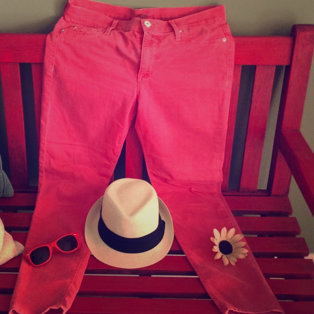 Hudson pink skinny jeans🌸🌸🌸