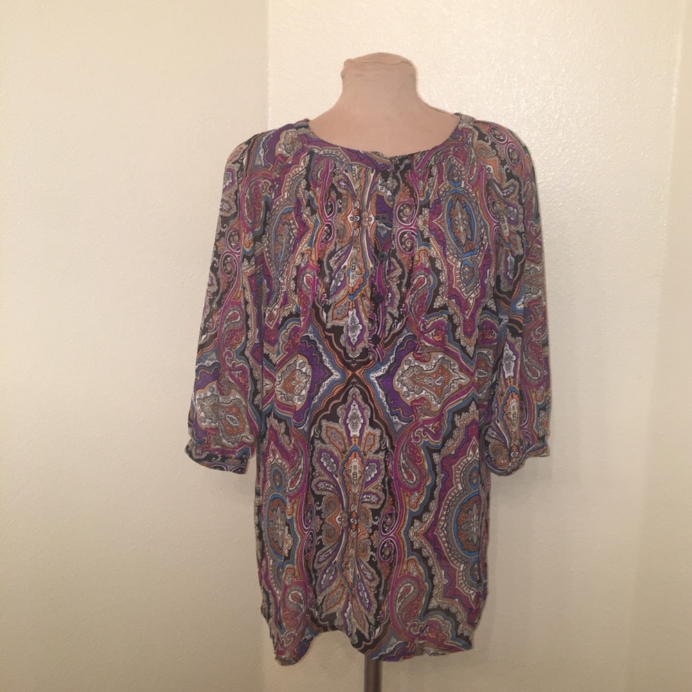 Beautiful exotic print tunic