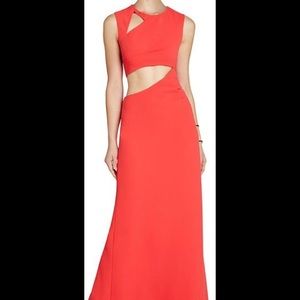 Bcbg Max Azria sleeveless cutout maxi dress